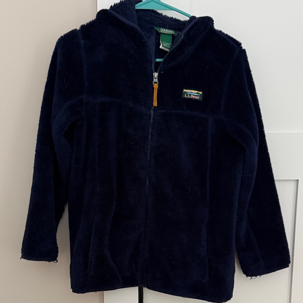 L.L. Bean Dark Blue Kid’s Fleece Jacket